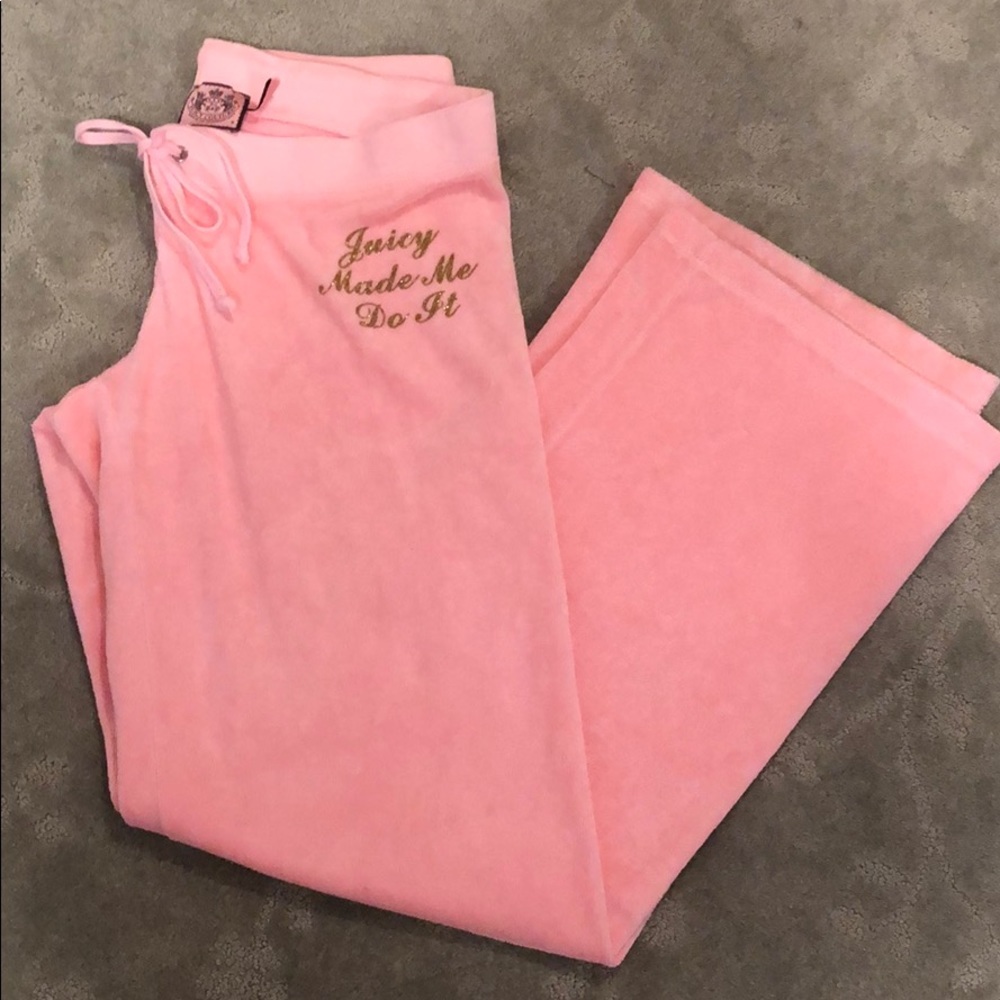Juicy couture terry track pants